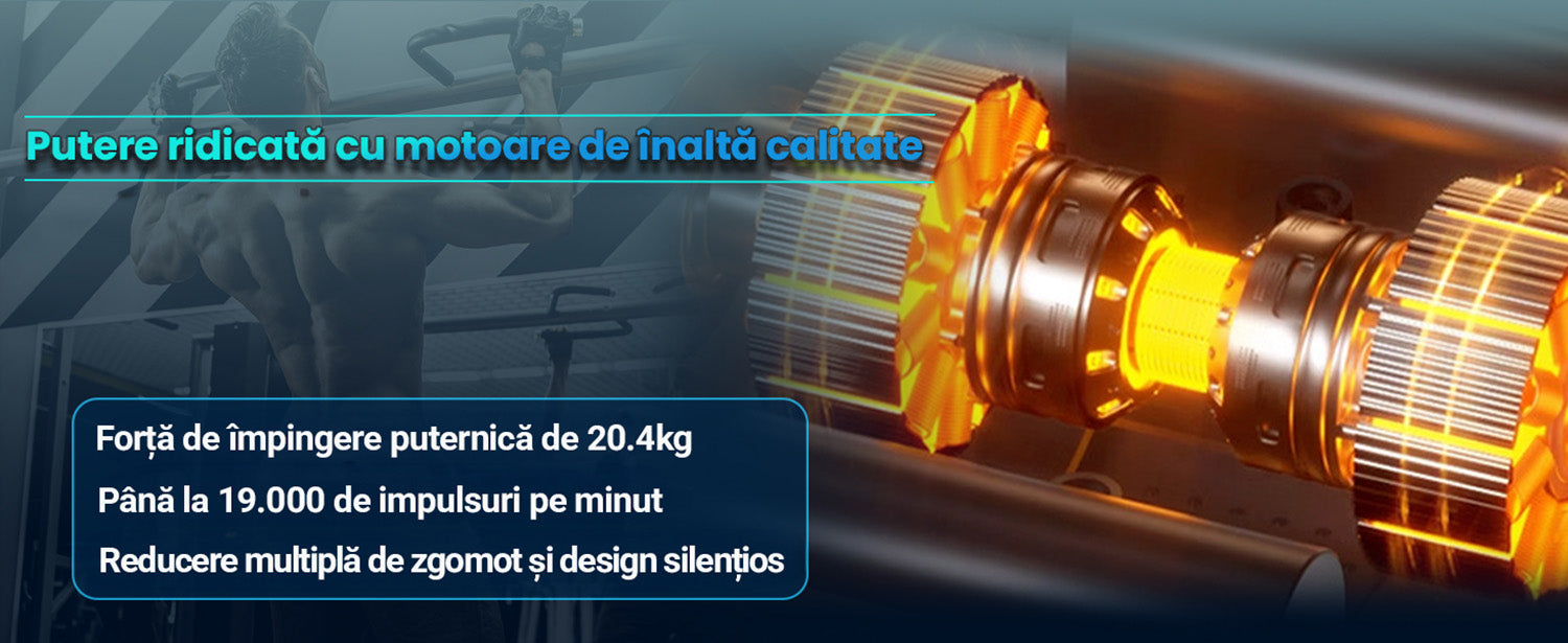 Aparat Pentru Masaj Profesional Cu 6 Capete Horigen MuscleWave Six Aparat Pentru Masaj Profesional Cu 6 Capete Horigen MuscleWave Six